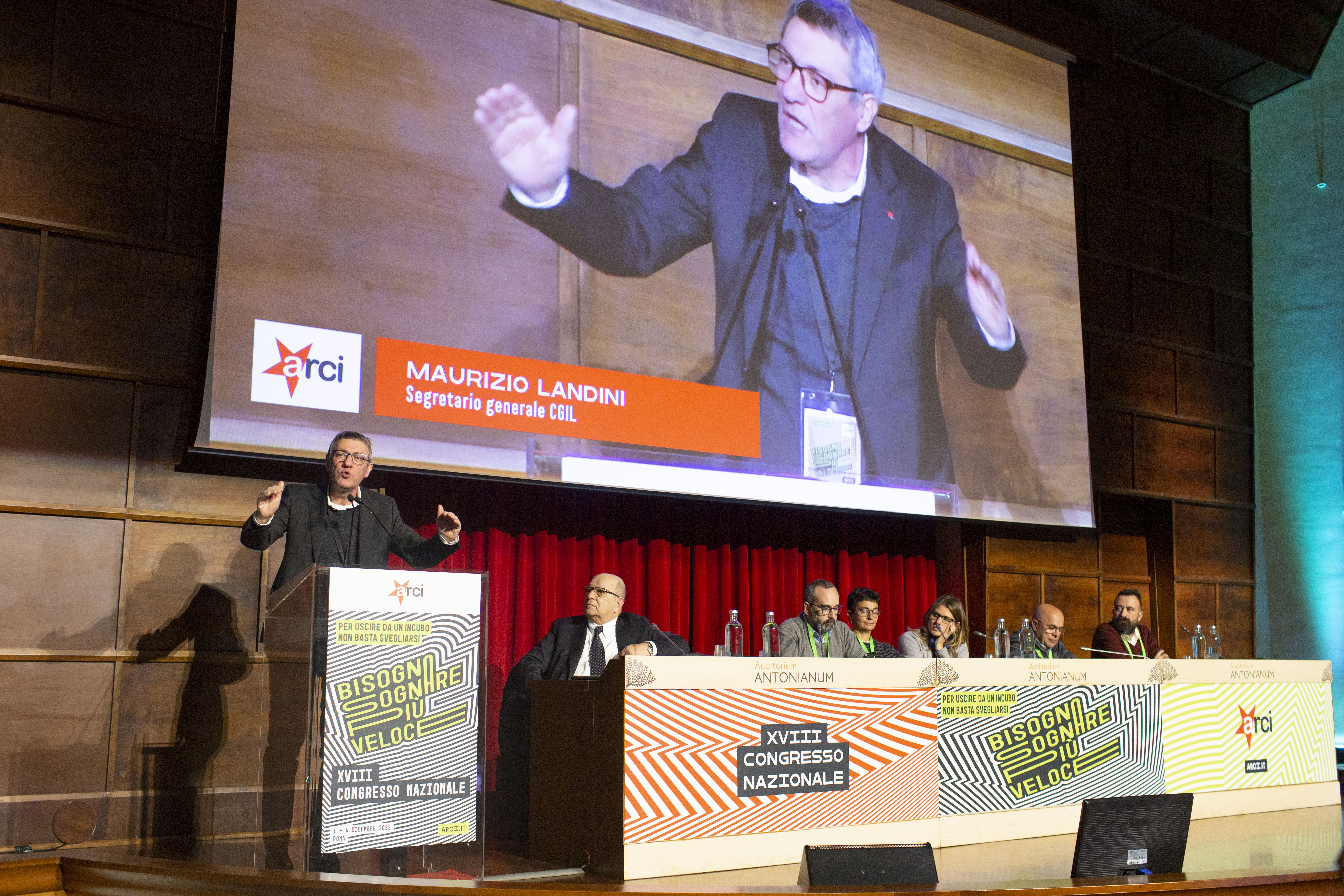 Landini al congresso Arci 2022